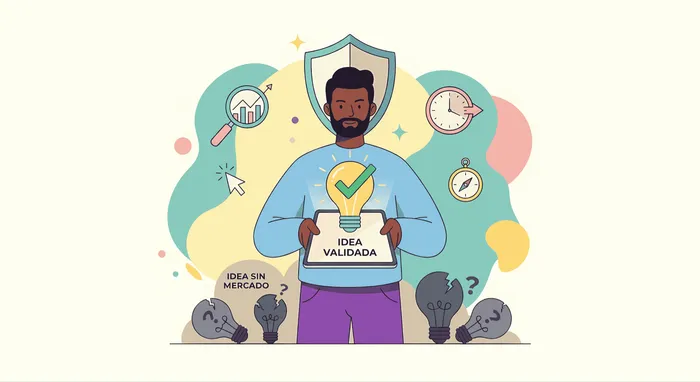 Cómo protegerte de invertir en ideas sin mercado: guía 2026
