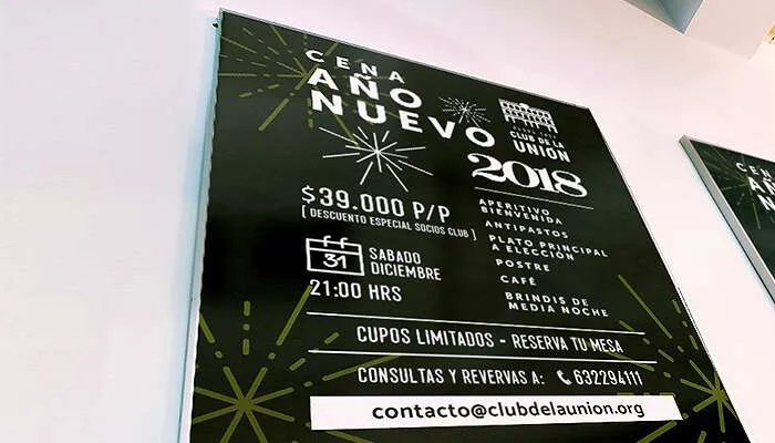 Diseño de impresos múltiples para Club de La Unión