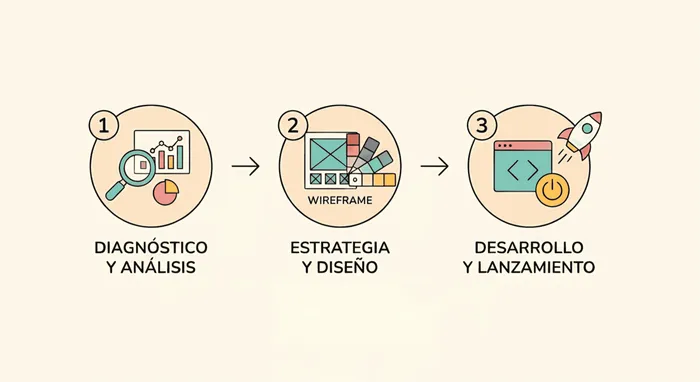Rediseñar un sitio web corporativo en Chile 2026: guía paso a paso