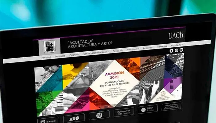 Sitio web Institucional para la Facultad de Arquitectura y Artes UACh