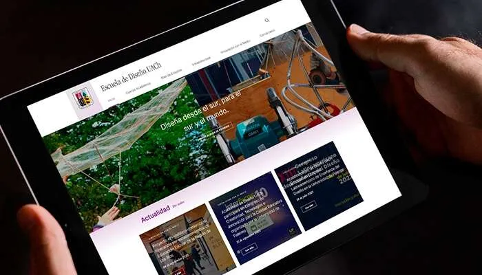 Sitio web Institucional para la Escuela de Diseño de la UACh